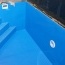 Obdĺžnikový plastový bazén s rohovým schodiskom a svetlom